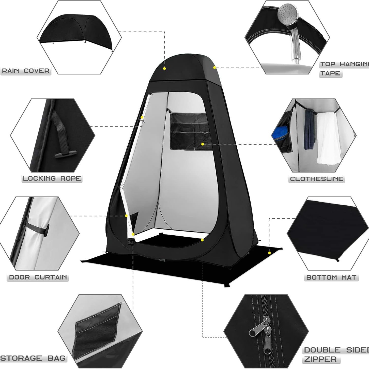 Pop Privacy Portable Outdoor T - Outdoor Camping Toilet Tent 评论和价格