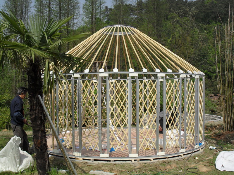 2026 4.5M 5M 8M Wooden Frame M - Outdoor Yurt Camping 评论和价格