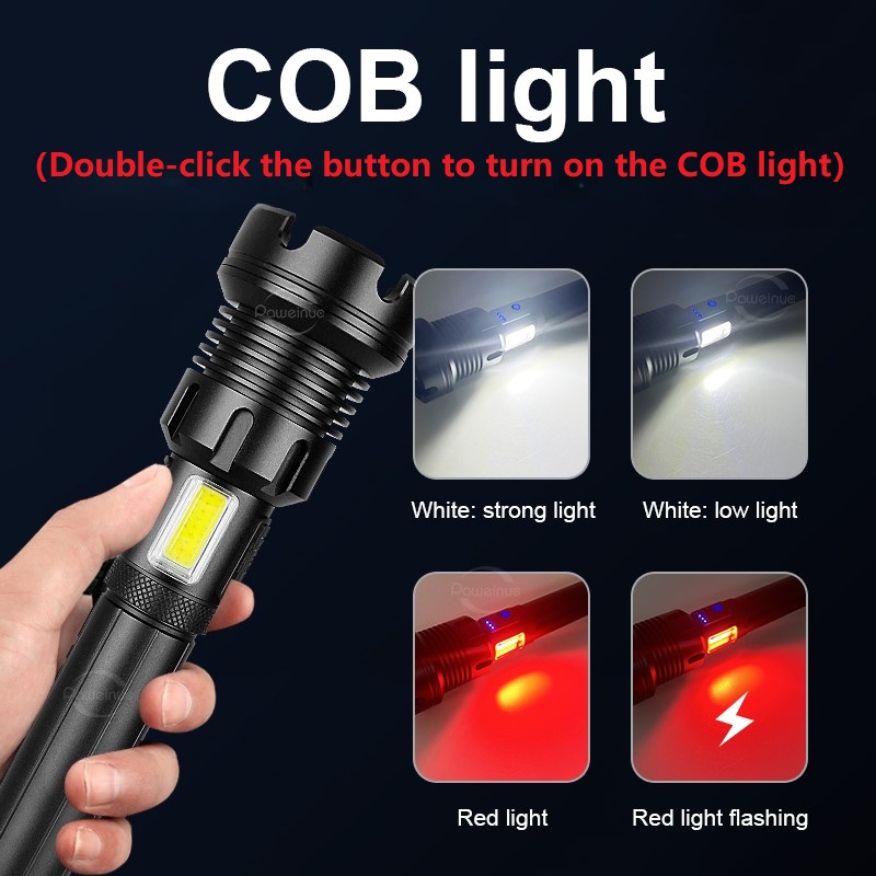 XHP390 Most Powerful Flashligh - Outdoor Camping Lighting 评论和价格