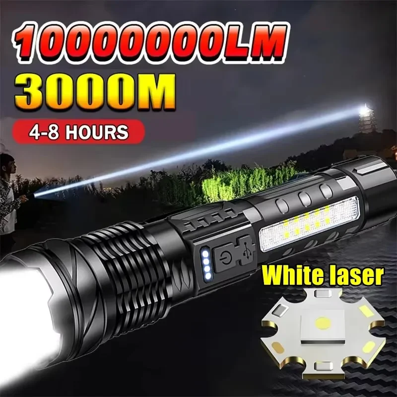 Powerful LED Flashlight Batter - Outdoor Camping And Fishing 评论和价格